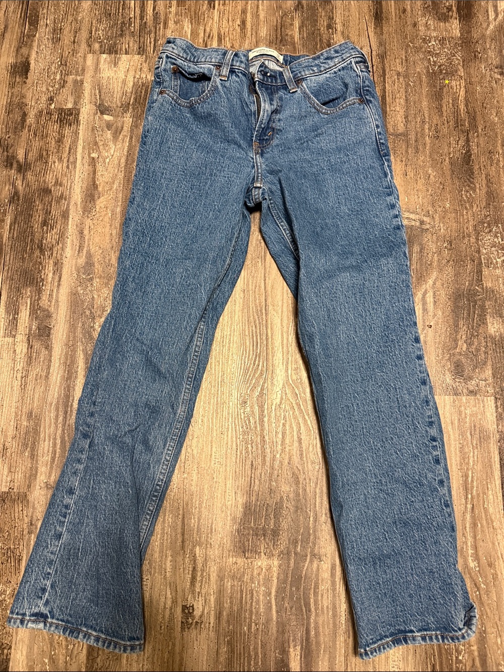 Abercrombie and fitch the 90s straight high rise size 27s